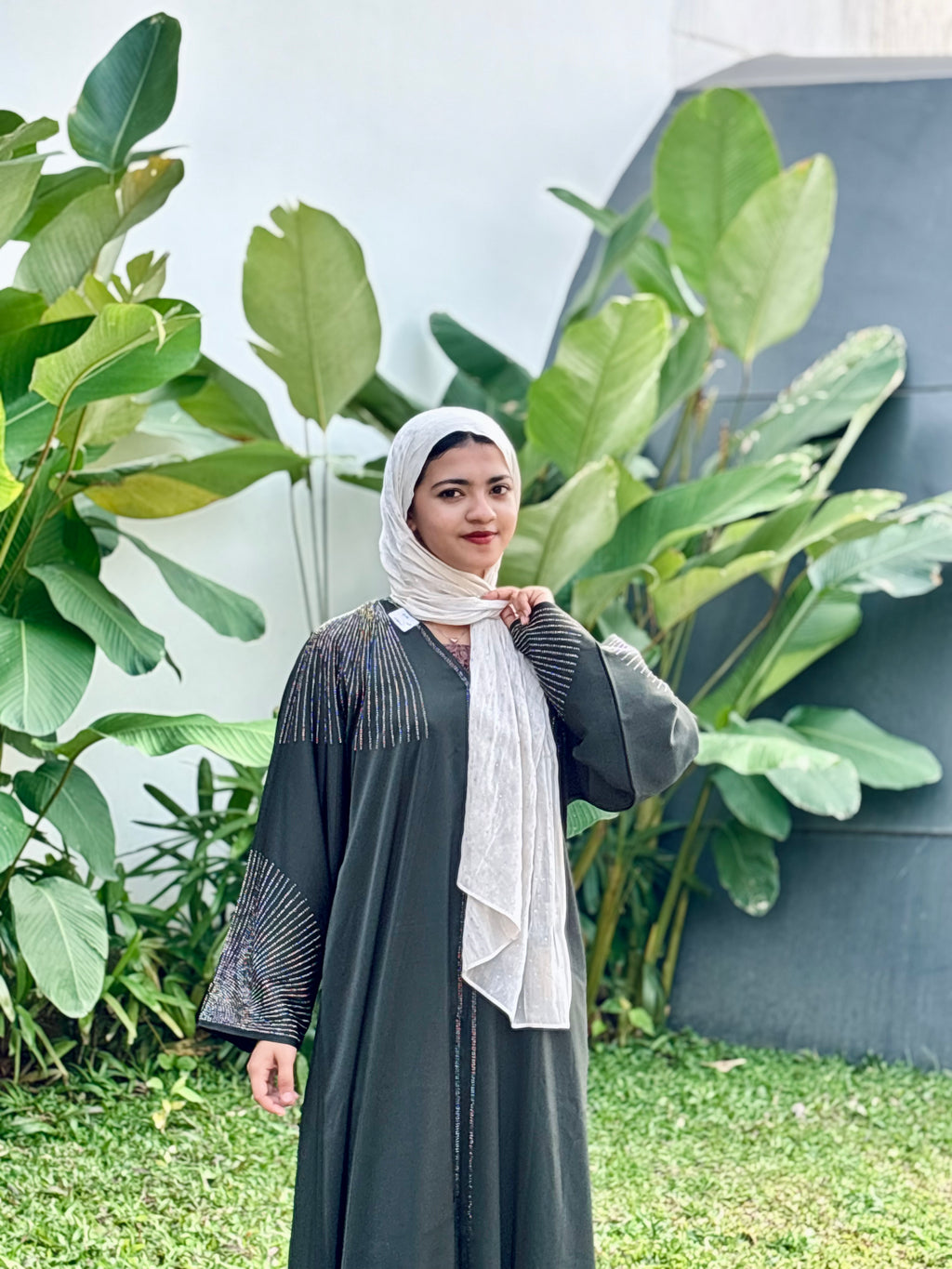 Premium Imported Abaya with Luxury Stone Work 1026