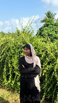 ABAYA SONE WITH EMBROIDERY TIKTOK 1019