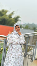 ABSKY 434PRINT GOWN 1039