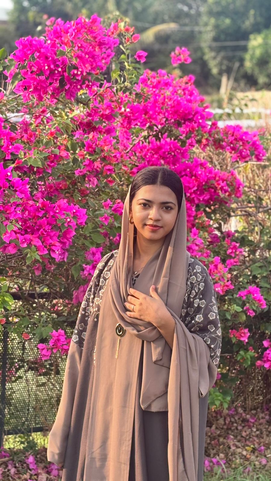 ABAYA NIDA GEORGETTE EMBROIDERY