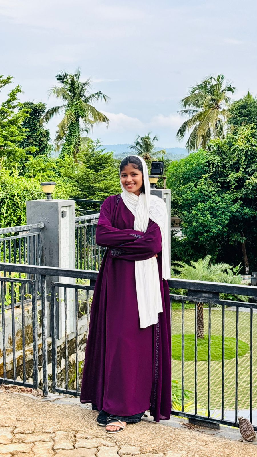 Coat abaya handwork in gorget meterial
