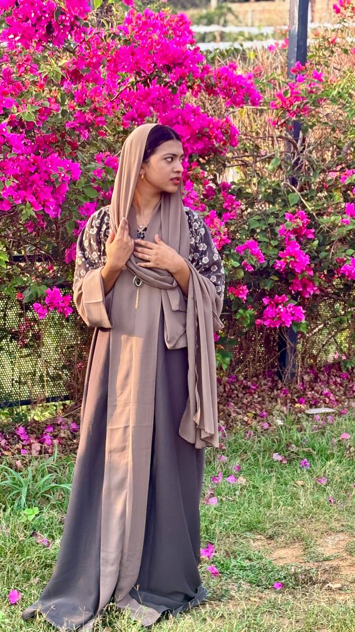 ABAYA NIDA GEORGETTE EMBROIDERY