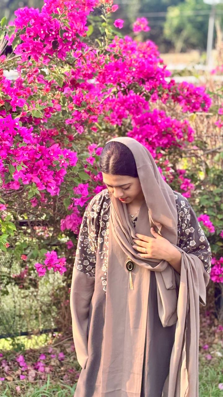 ABAYA NIDA GEORGETTE EMBROIDERY