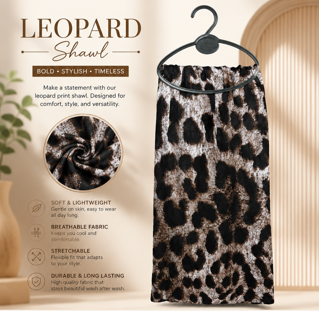 SHAWL ANIMAL PRINT
