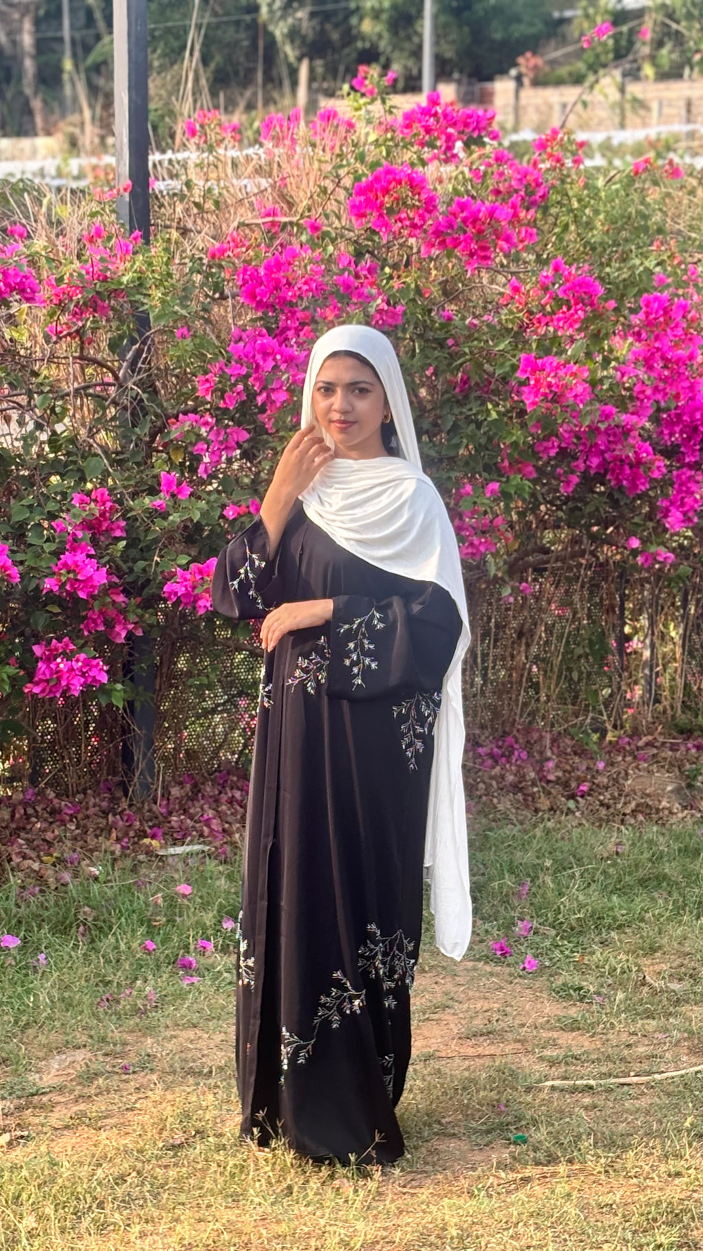 PREMIUM BLACK ABAYA IMPORTED 1038