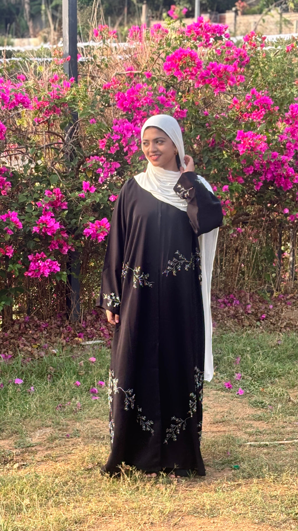 PREMIUM BLACK ABAYA IMPORTED 1038
