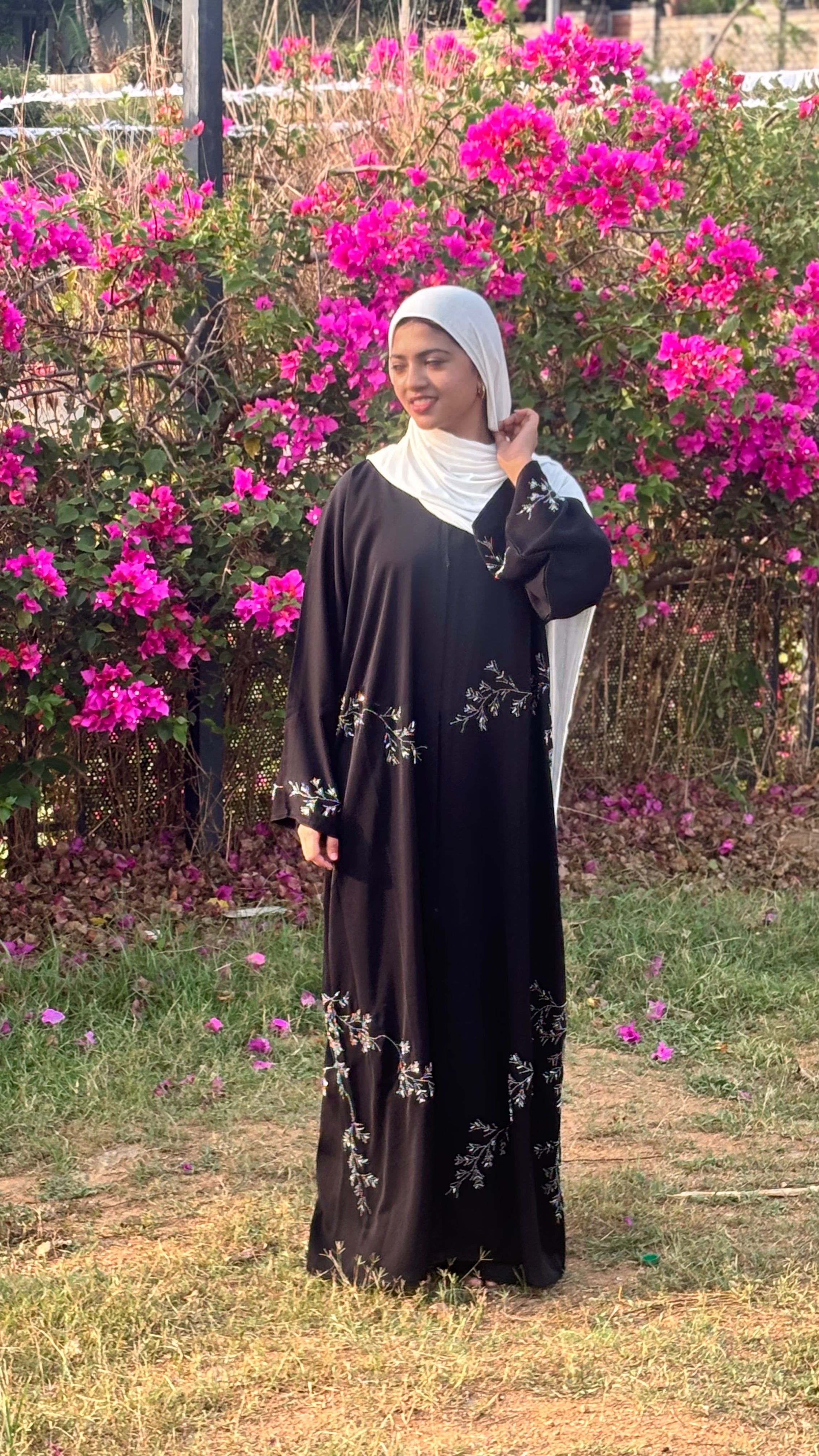 PREMIUM BLACK ABAYA IMPORTED 1038