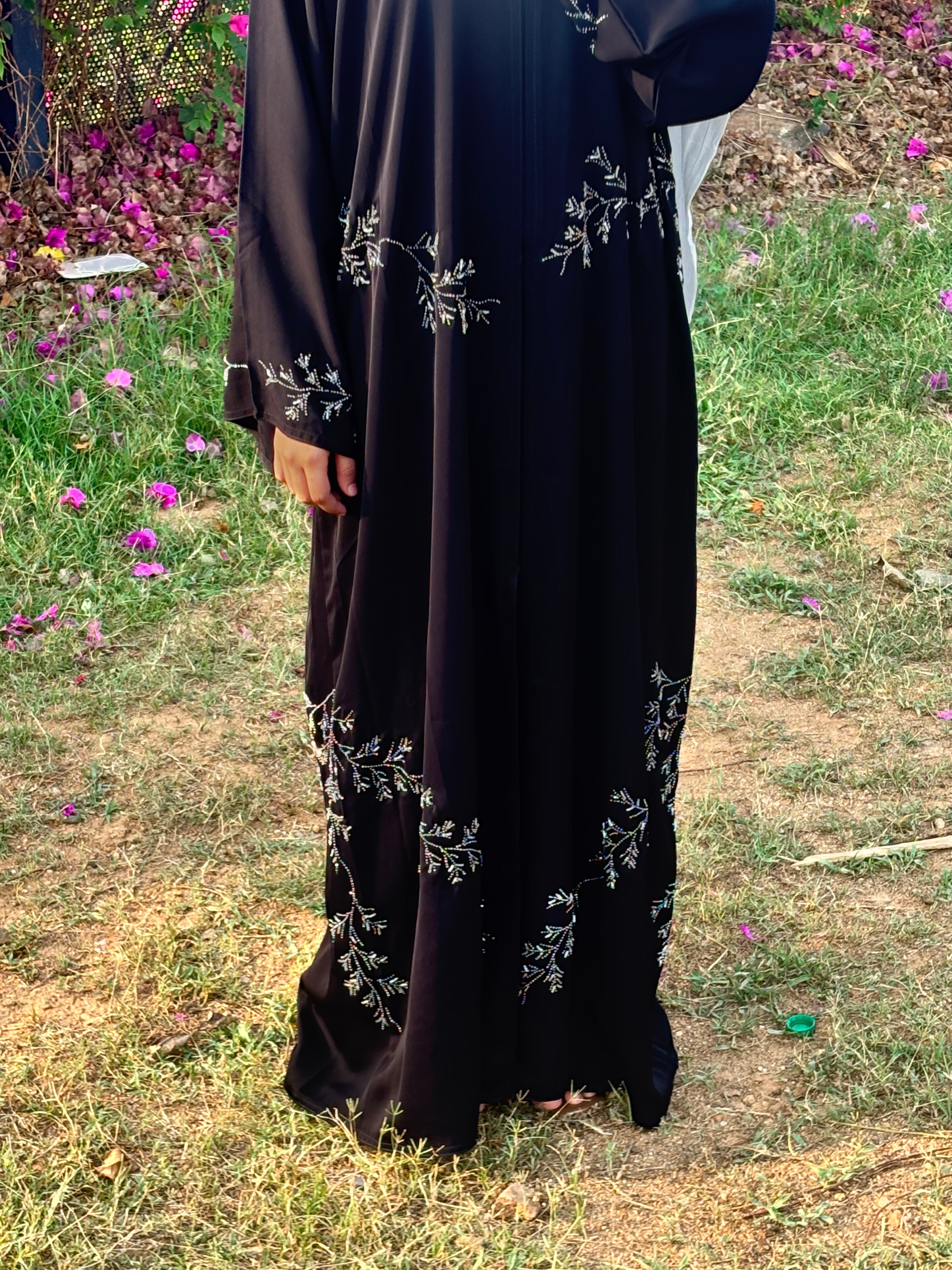PREMIUM BLACK ABAYA IMPORTED 1038