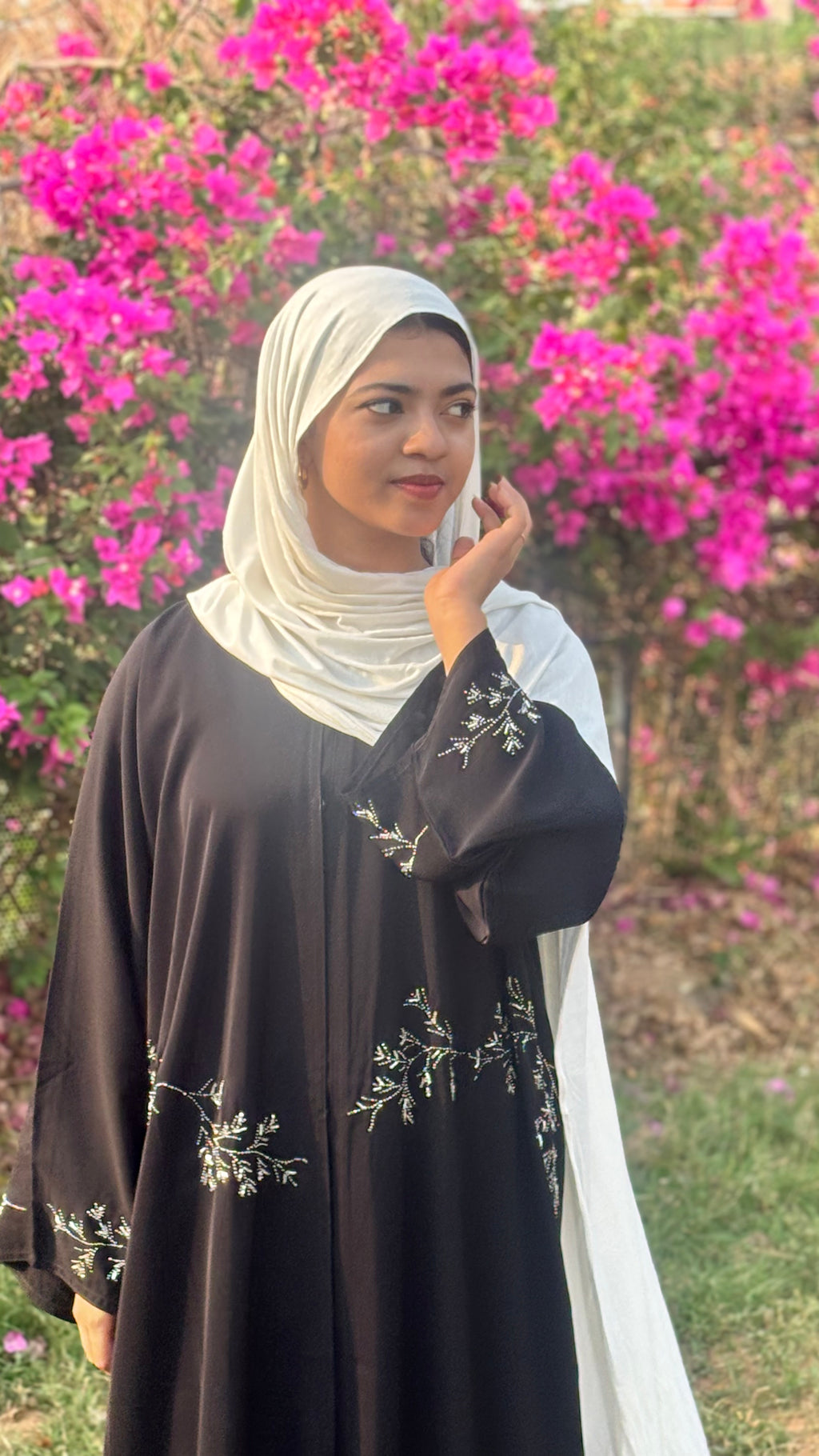 PREMIUM BLACK ABAYA IMPORTED 1038