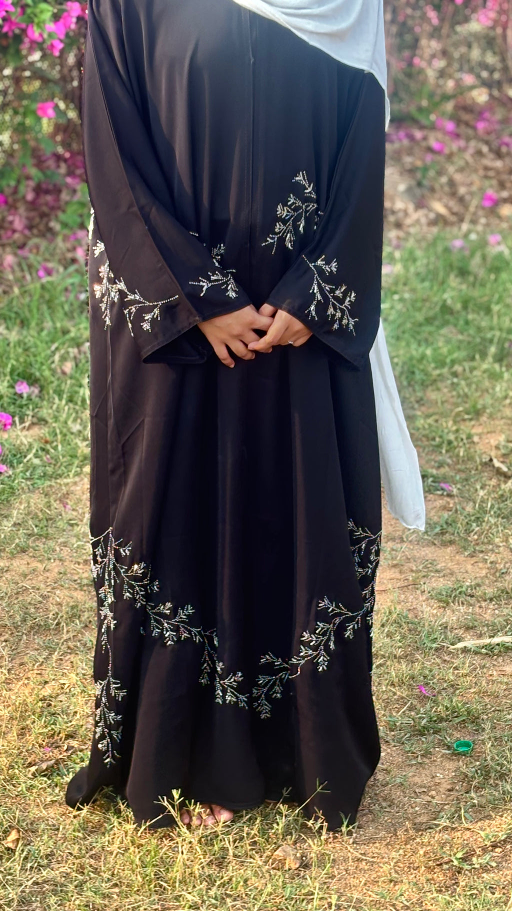 PREMIUM BLACK ABAYA IMPORTED 1038