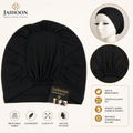 Jaihoon Premium Round Hijab Undercap – Stretch Elastic Bonnet Cap