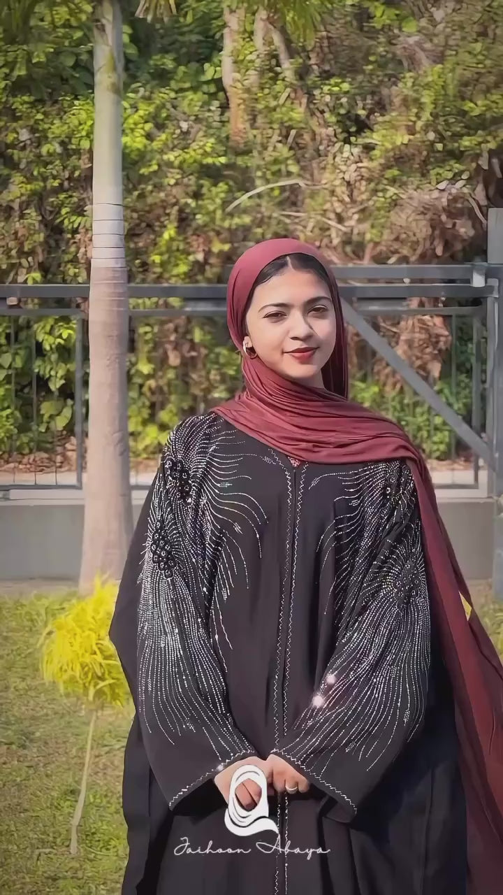 Imported Black Stone Abaya ! jaihoon