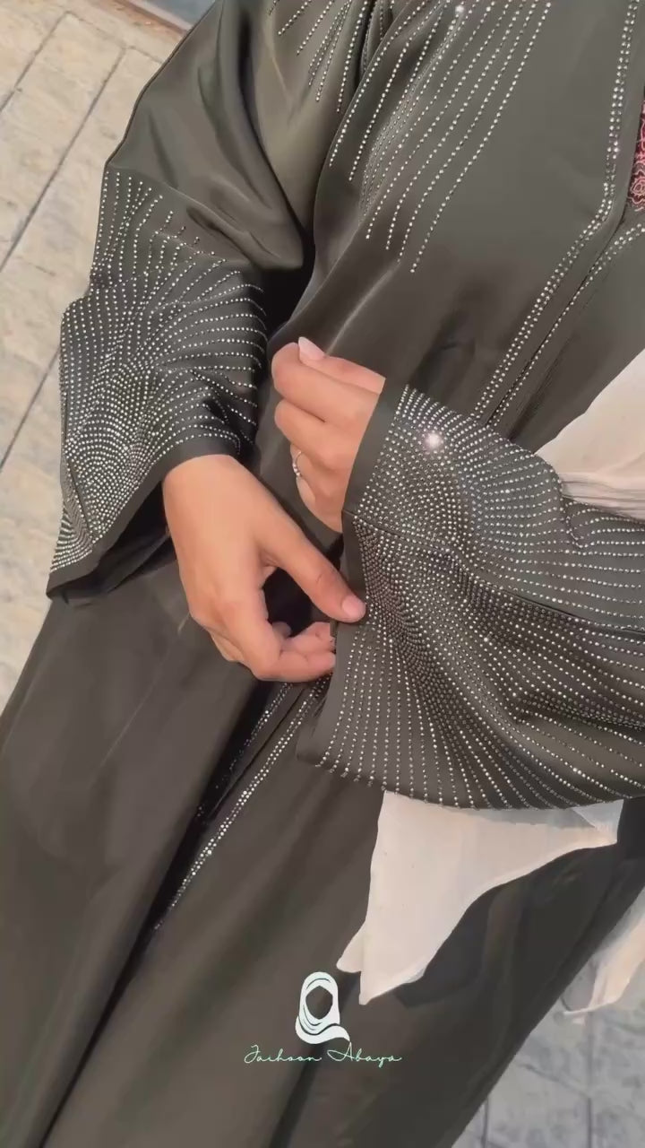 Premium Imported Abaya with Luxury Stone Work 1026